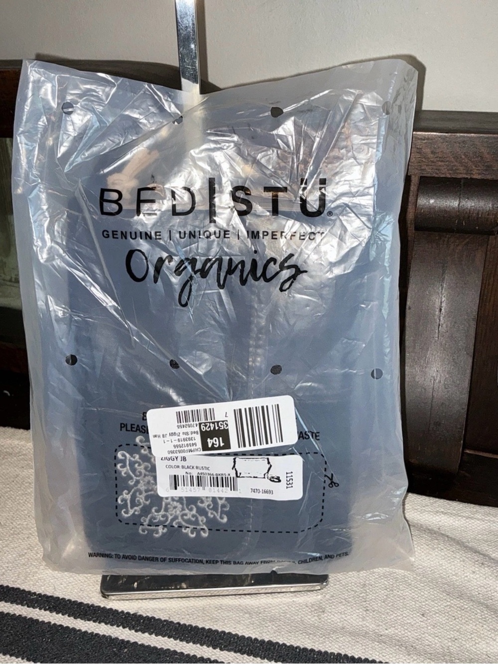 NWT Bed Stu Leather Ziggy Clutch Crossbody Belt Bag Black Rustic MSRP $210 - Picture 15 of 16